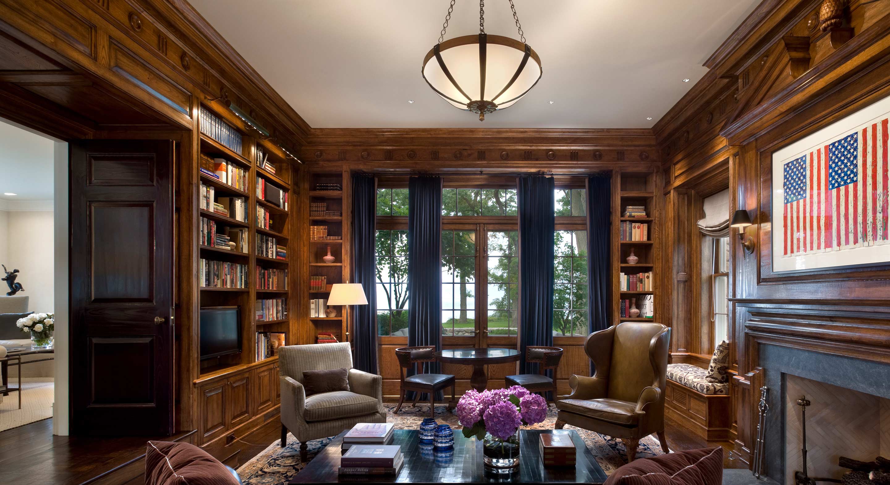 Library, House on Lake Michigan