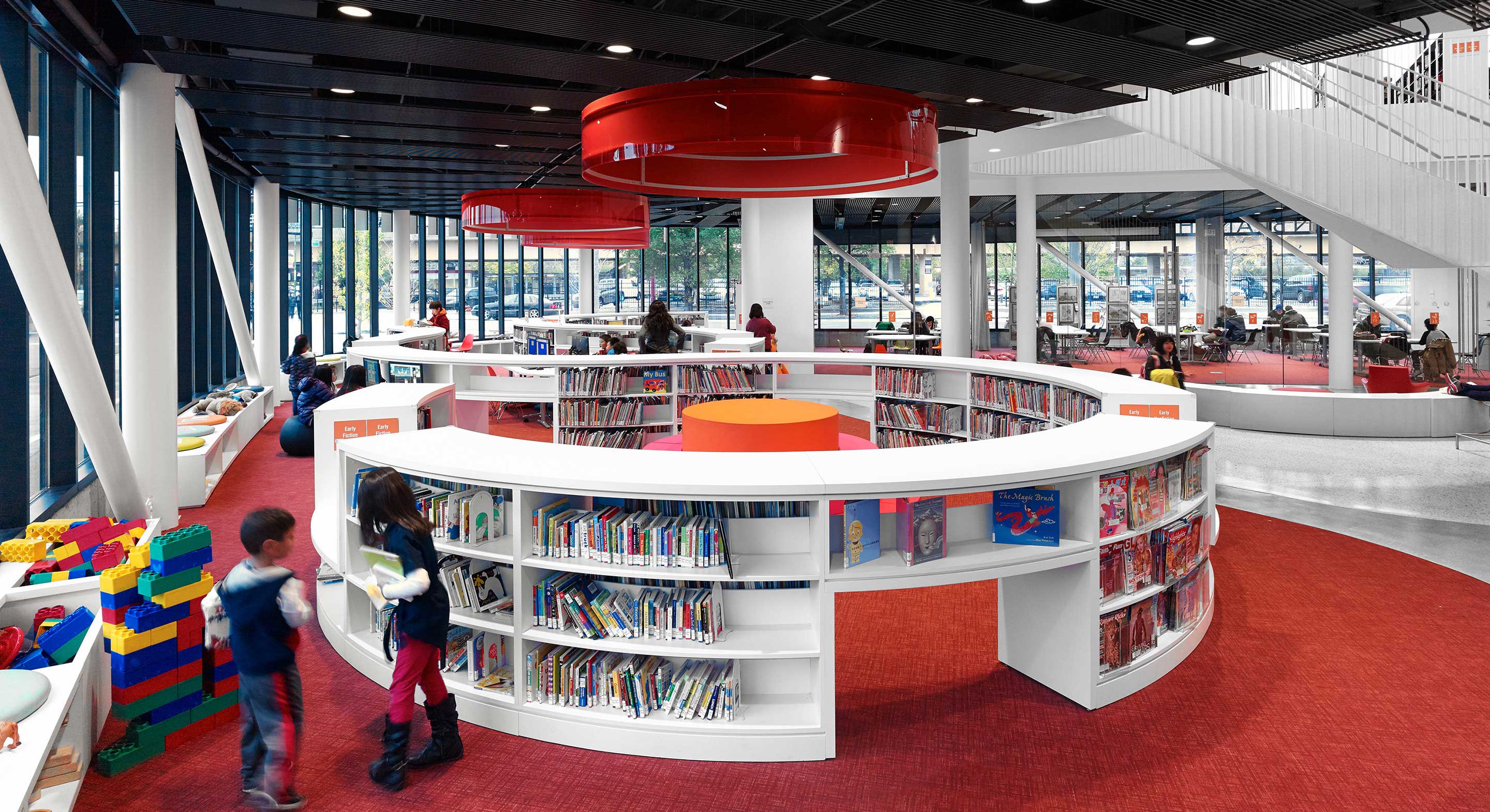 Chicago Public Library Chinatown Branch, children's library area