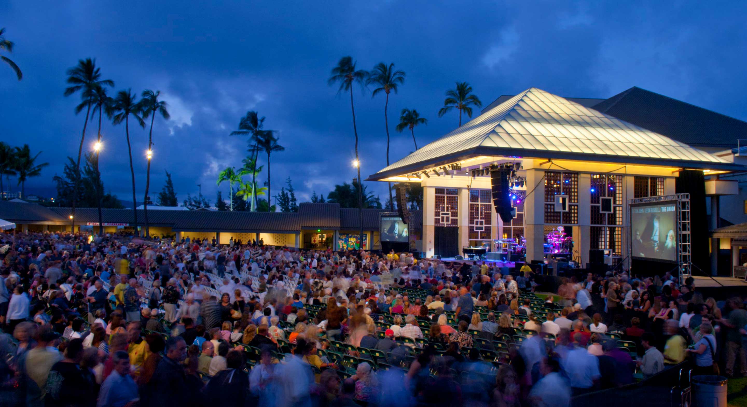 Maui Arts and Cultural Center Yokouchi Pavilion, Courtyard &